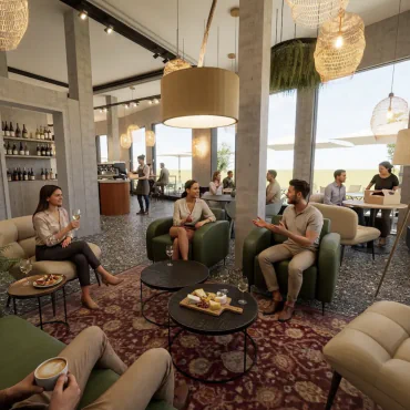 Lounge-Bereich im imKlee für Events und Apéro